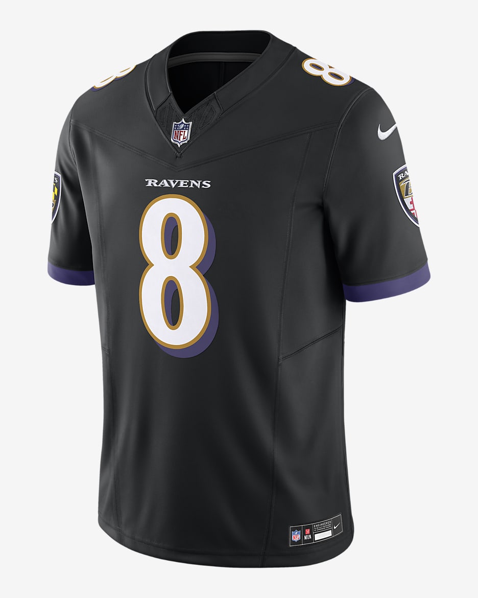 NFL Baltimore Ravens Alternate Game Jersey Lamar Jackson #8