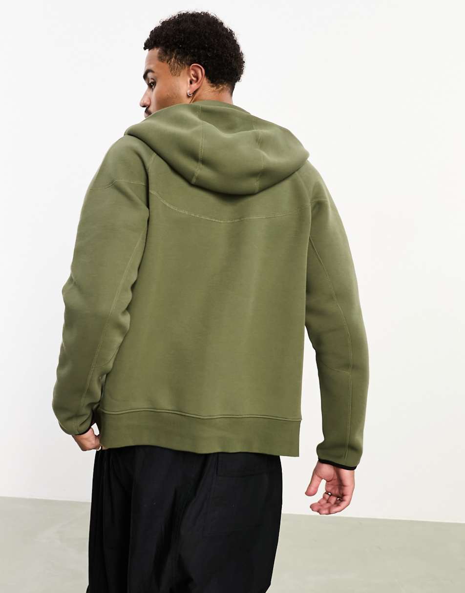 Nike Tech Fleece Full Zip Set |Army Green