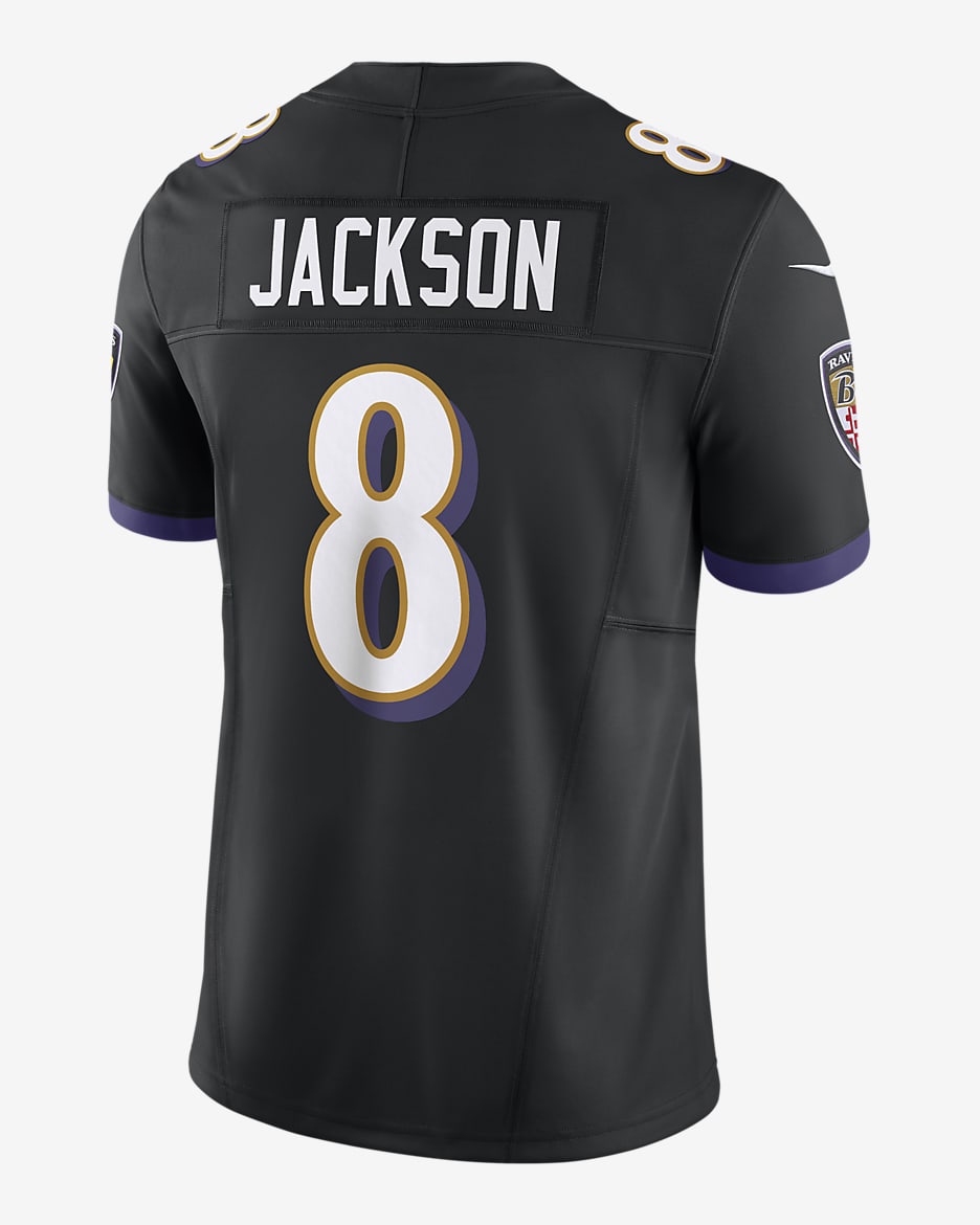 NFL Baltimore Ravens Alternate Game Jersey Lamar Jackson #8