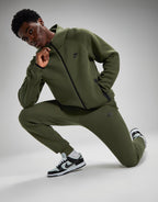 Nike Tech Fleece Full Zip Set |Army Green